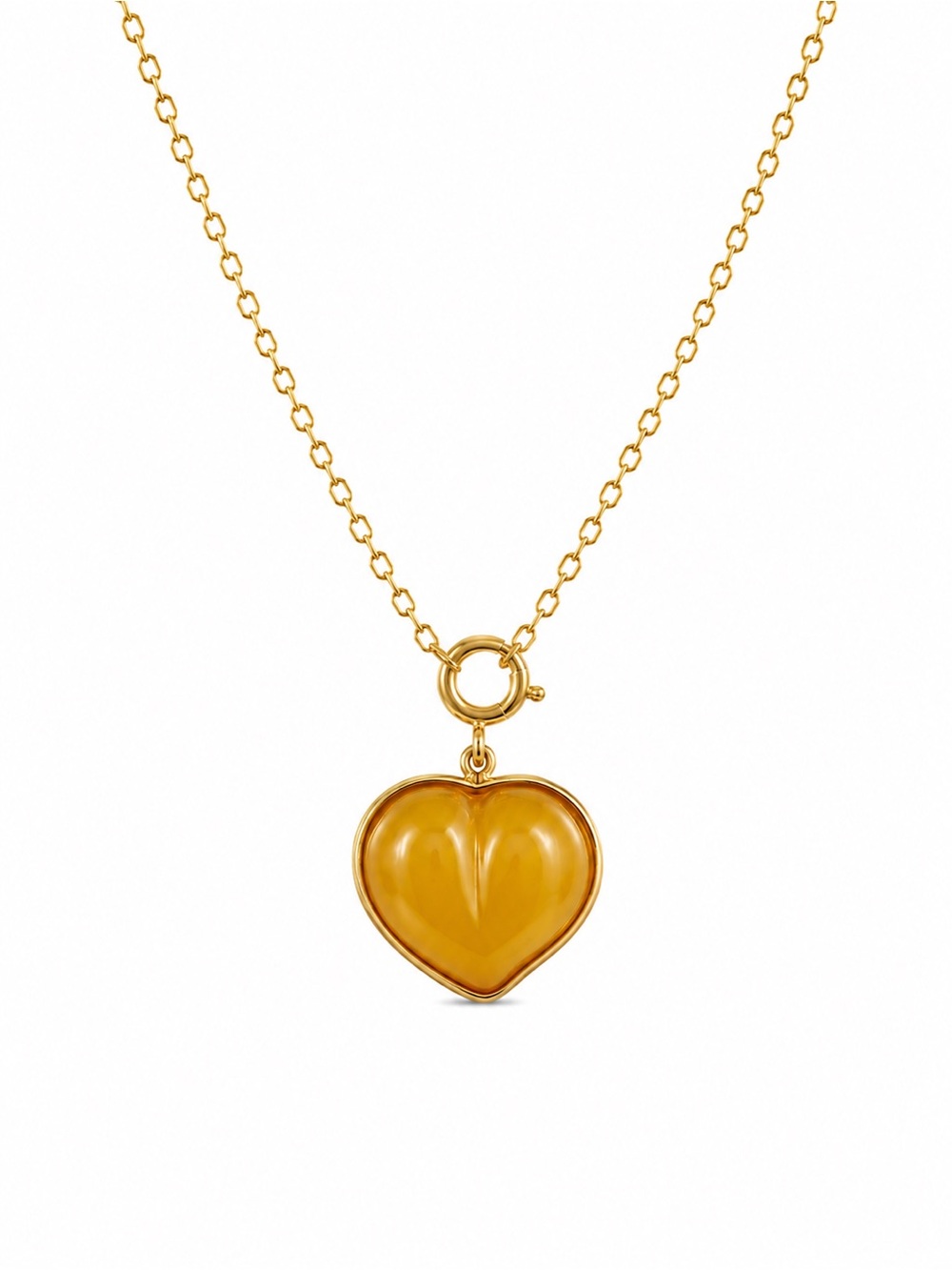 #P11 Jade Heart Pendant